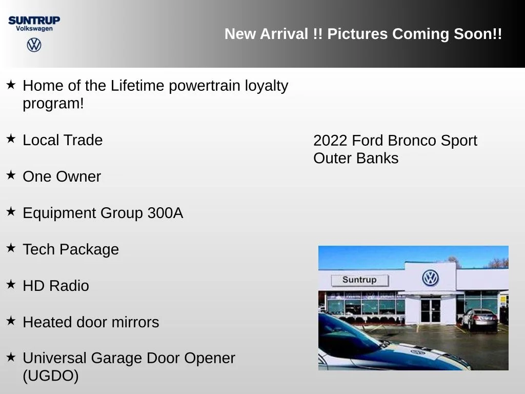 Used 2022 Green Ford Outer Banks image 2