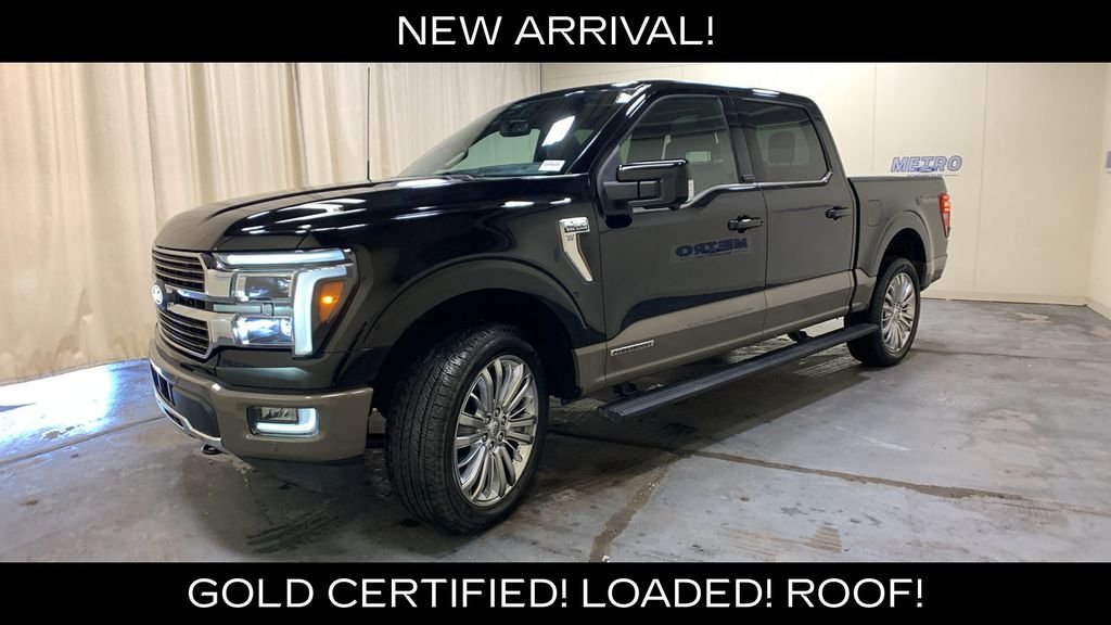 Certified Used 2025 Black Metallic Ford King Ranch image 53