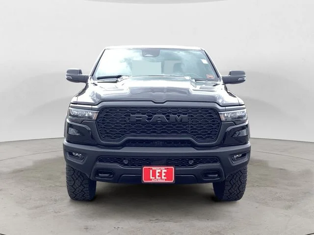 New 2026 Diamond Black Crystal Pearlcoat Ram REBEL CREW CAB 4X4 5