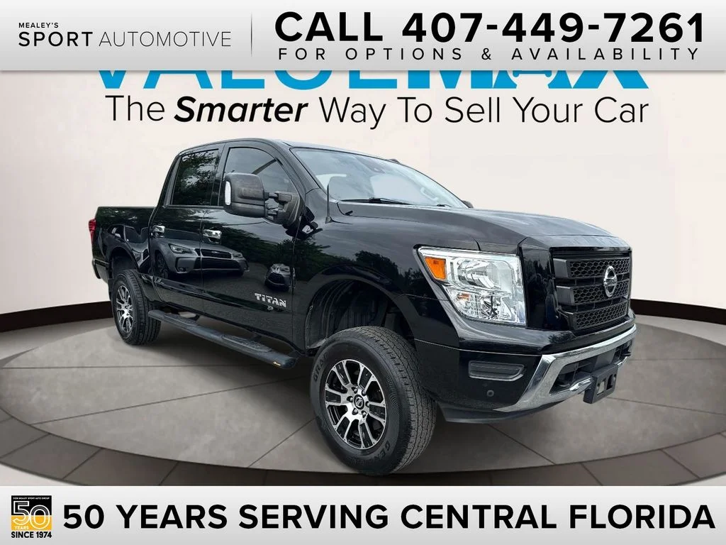 Used 2021 Black Nissan SV image 1