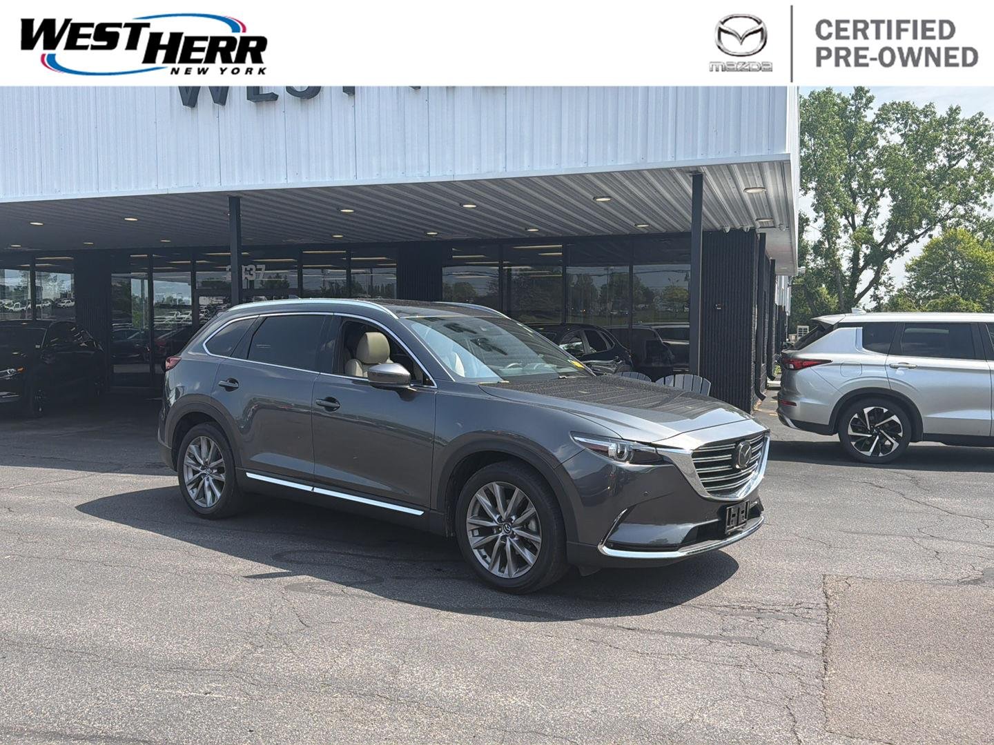 Certified Used 2022 Machine Gray Metallic Mazda Grand Touring image 1