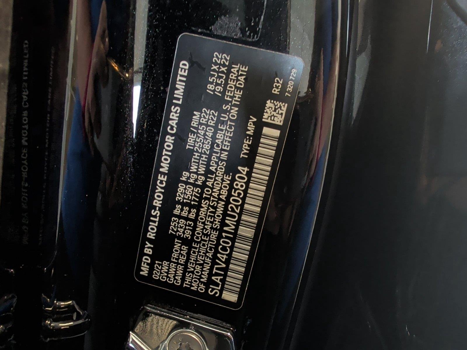 Used 2021 BLACK ROLLS ROYCE BASE image 12