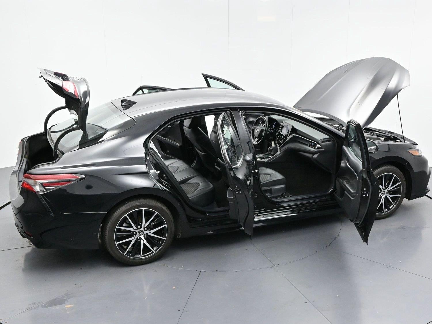 Used 2023 Midnight Black Metallic Toyota SE image 39