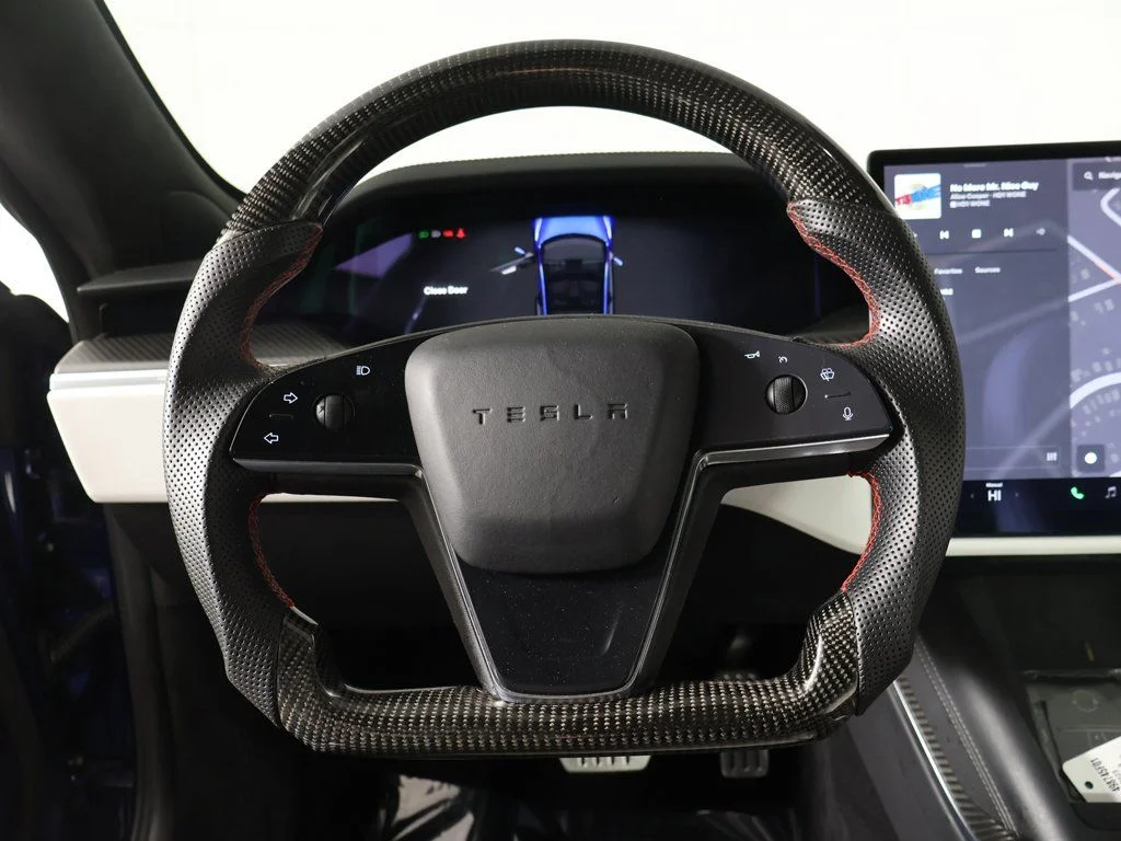 Used 2023 Blue Tesla Plaid image 35