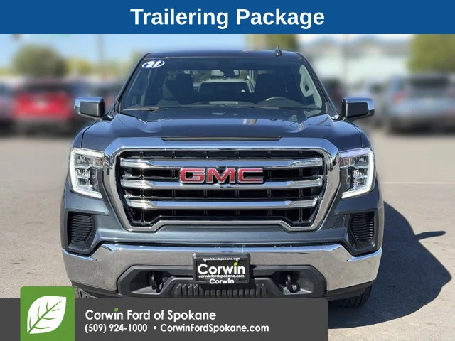 Used 2021 Dark Sky Metallic GMC SLE image 7