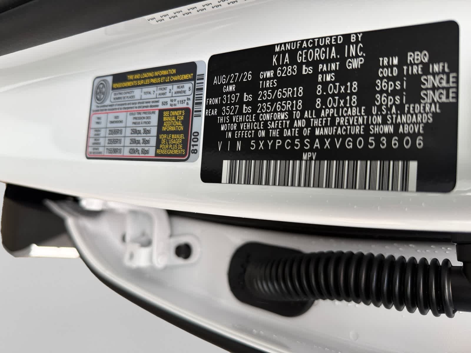 New 2027 Glacial White Pearl Kia EX image 25