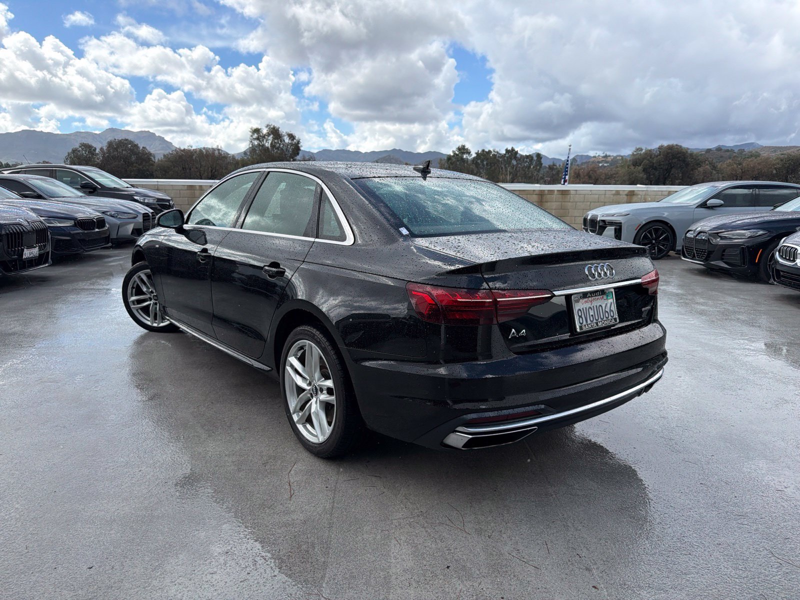 Used 2021 Black Metallic Audi 45 S line Premium image 2