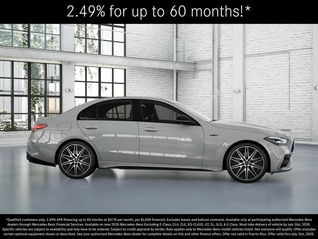 New 2026 MANUFAKTUR Alpine Grey Mercedes-Benz AMG® C 43 4MATIC Sedan image 57