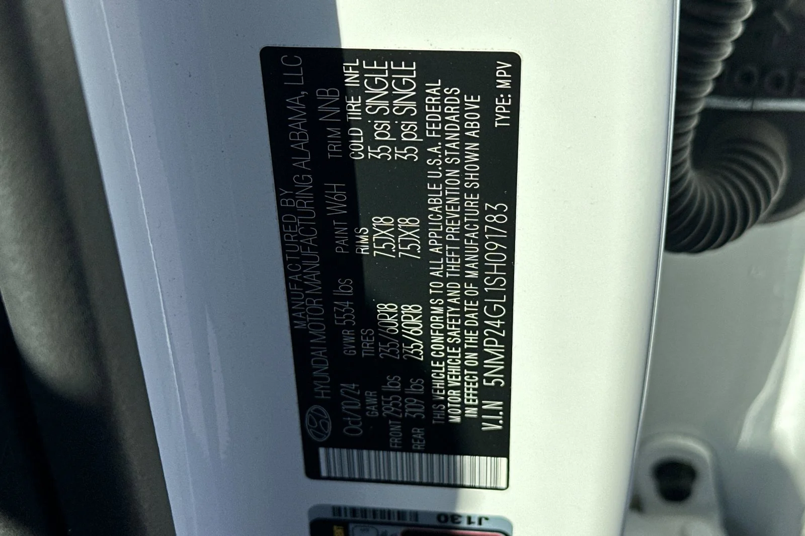 Used 2025 Serenity White Hyundai SEL image 30