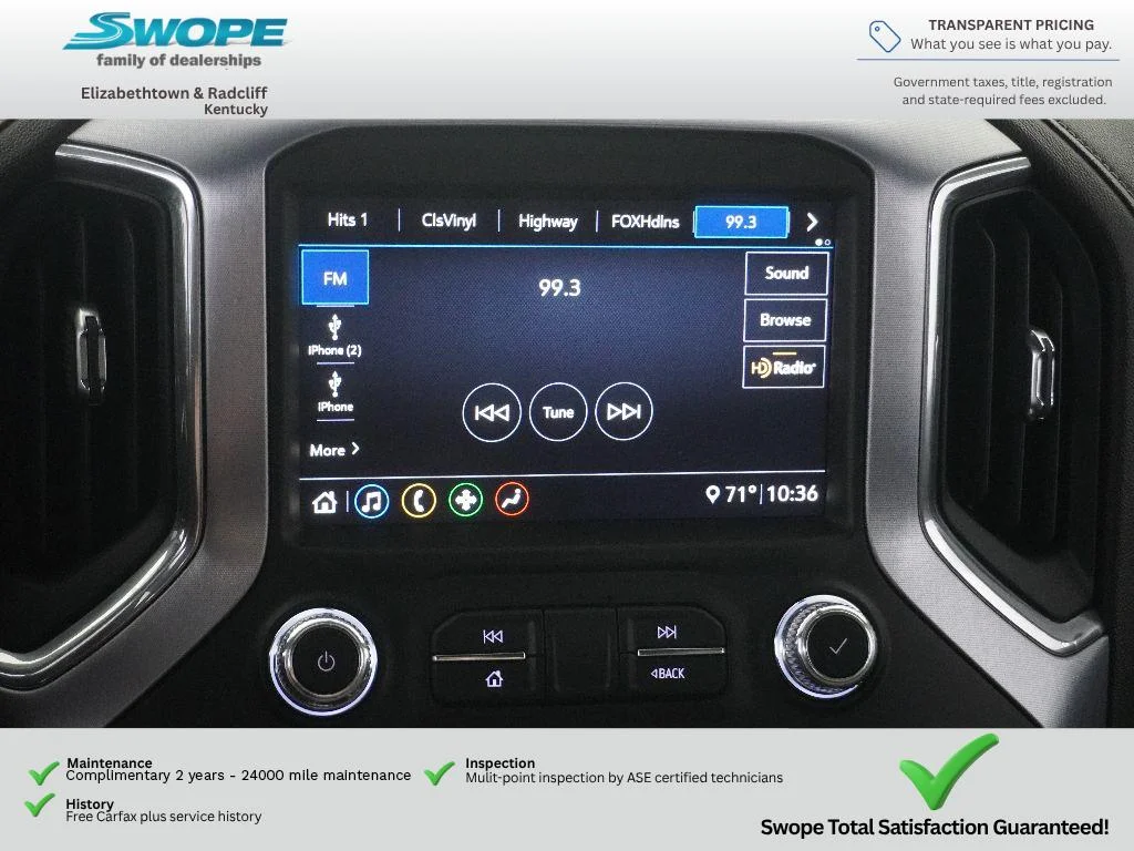 Used 2020 Pacific Blue Metallic GMC SLT image 20
