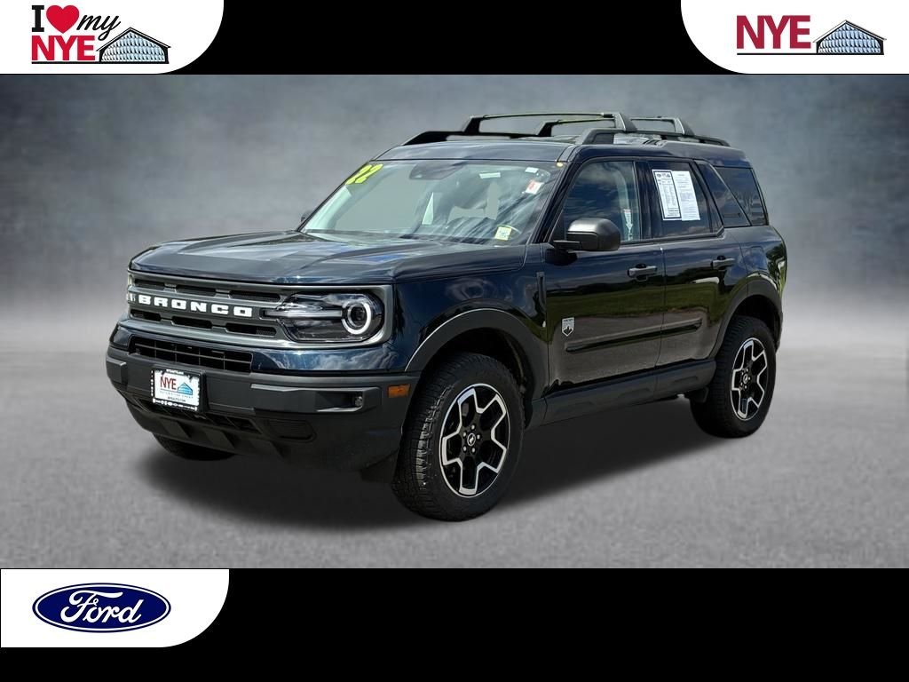 Certified Used 2022 Blue Metallic Ford Big Bend image 1