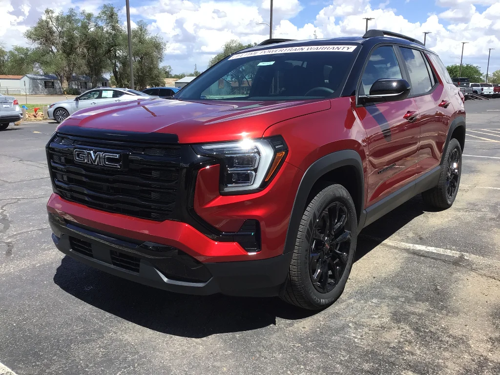 New 2027 Volcanic Red Tintcoat GMC AWD Elevation image 3
