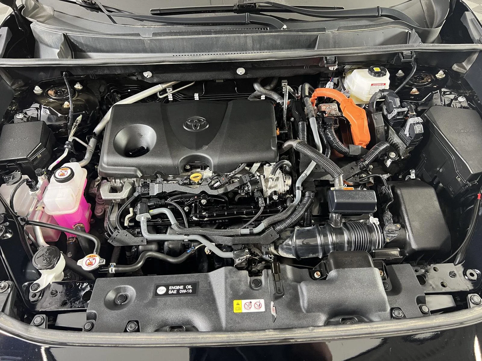 Used 2022 Midnight Black Metallic Toyota Hybrid SE image 32