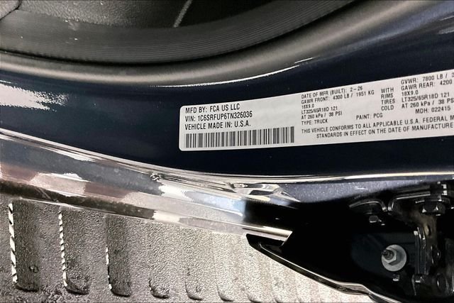 New 2026 Forged Blue Metallic Exterior Paint RAM RHO image 9