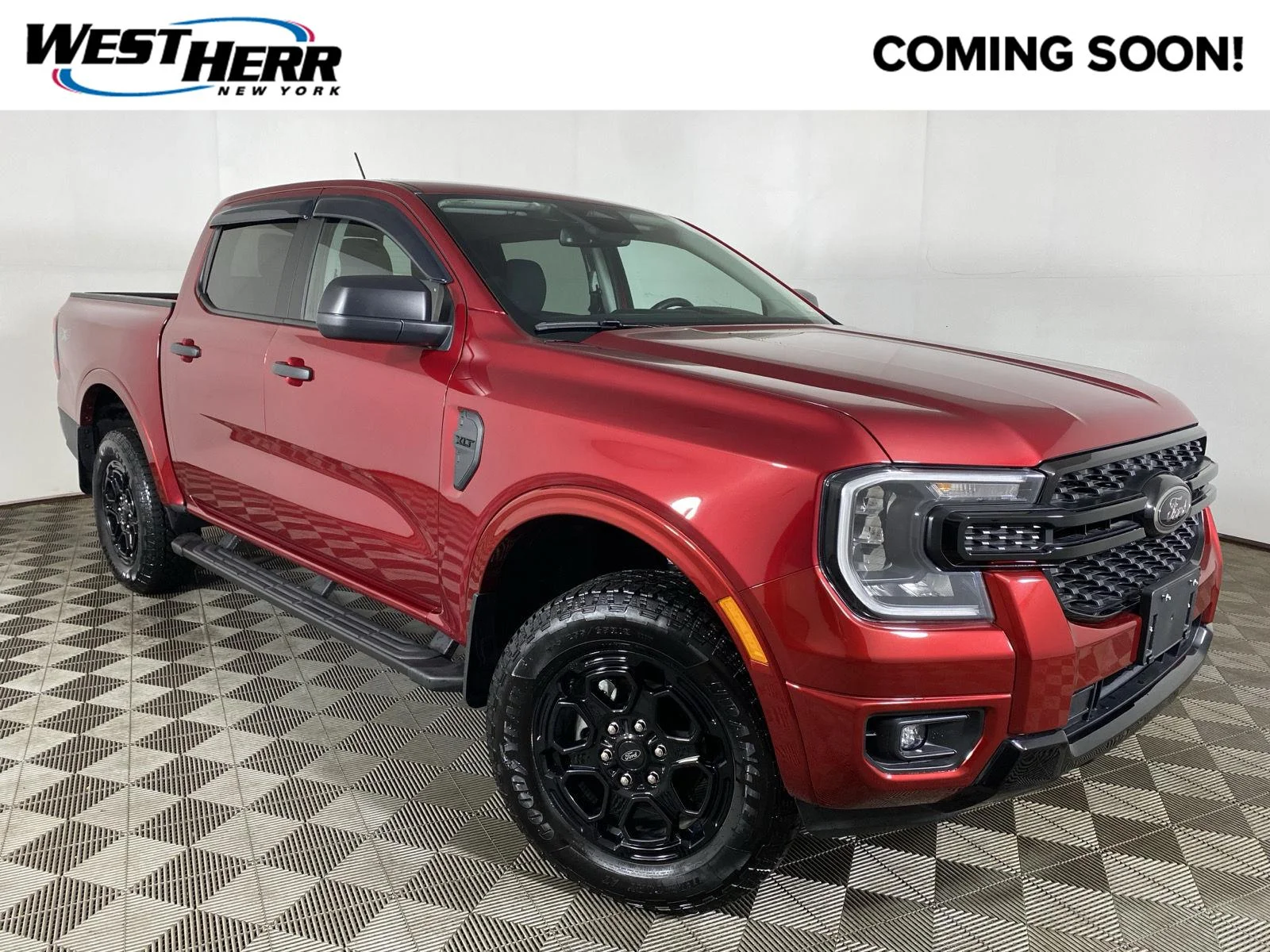 Used 2025 Ruby Red Metallic Tinted Clearcoat Ford XLT image 1