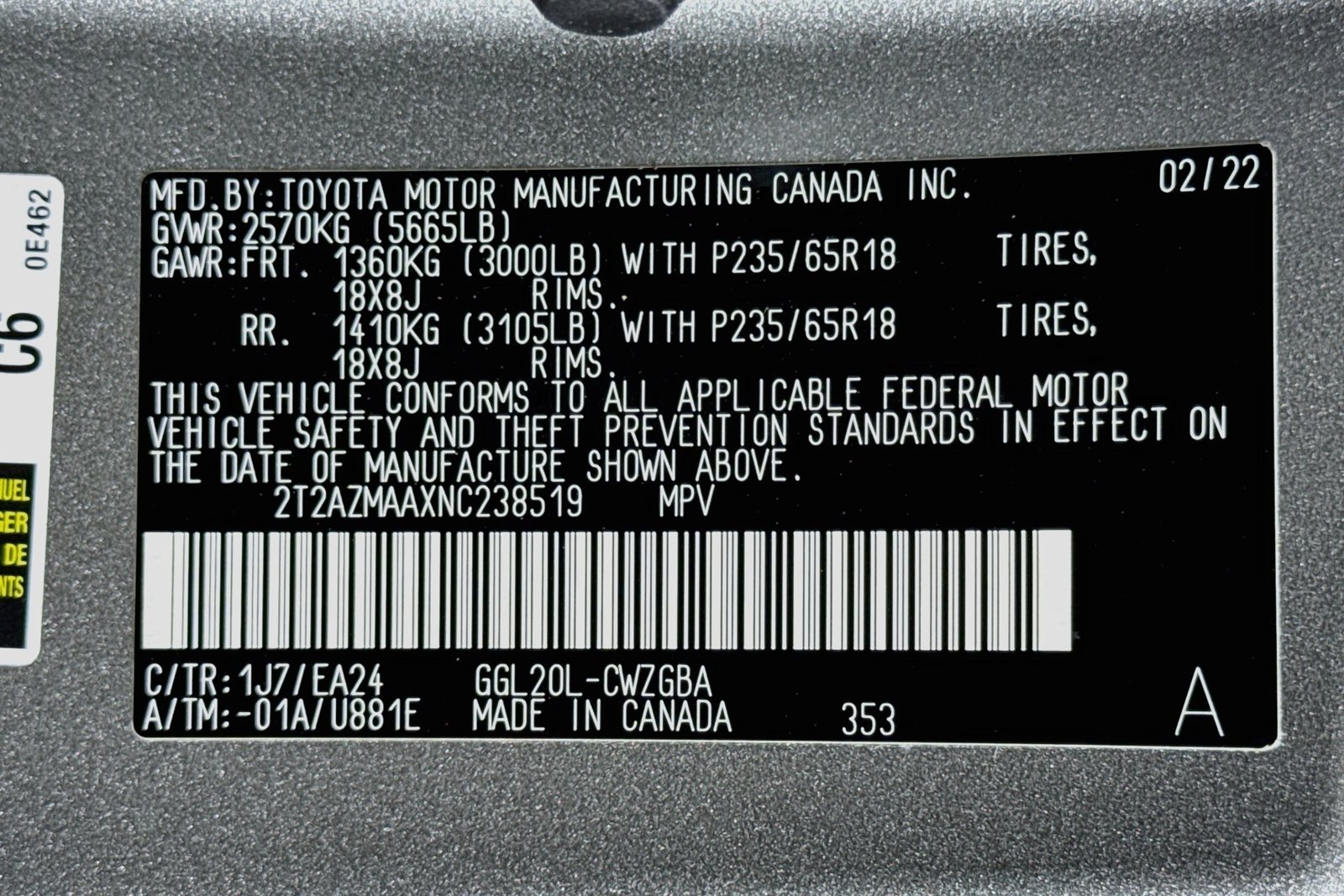 Used 2022 Atomic Silver Lexus RX 350 image 30