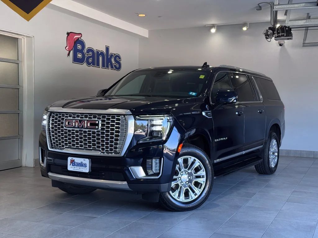 Certified Used 2023 MIDNIGHT BLUE METALLIC GMC Denali image 2