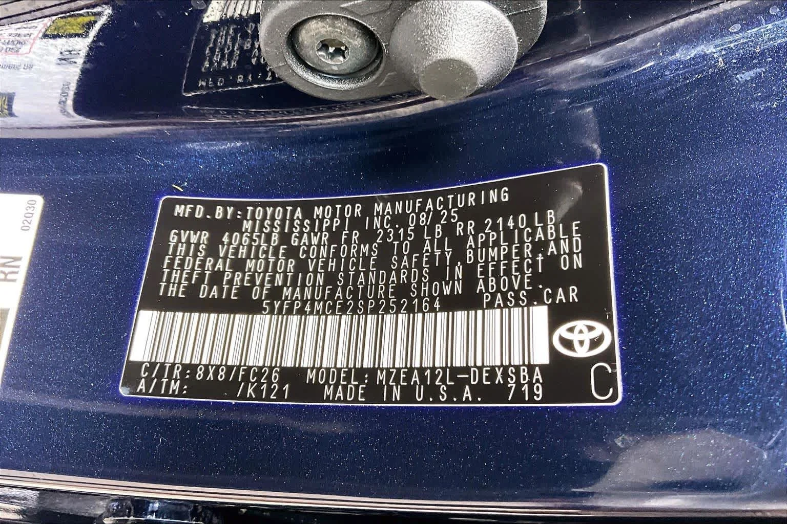 Certified Used 2025 Blueprint Toyota SE image 34