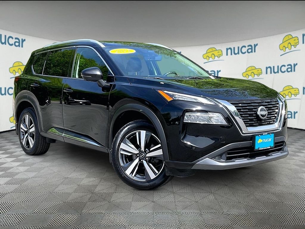 Certified Used 2022 Black Nissan SL image 1