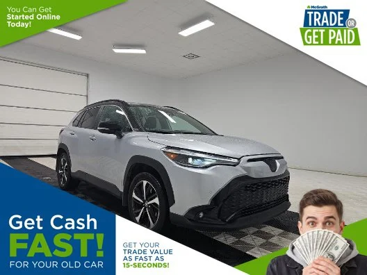 Certified Used 2025 Silver Toyota Hybrid XSE image 1
