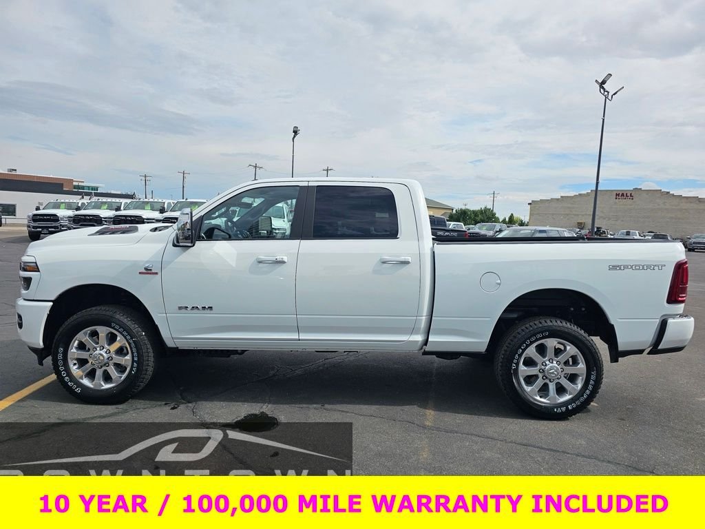 New 2026 Bright White Clear-Coat Exterior Paint RAM Laramie image 6
