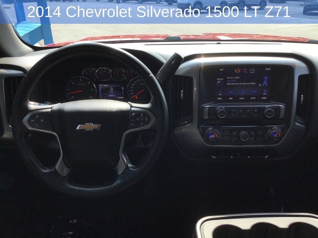 Used 2014 Chevrolet Silverado 1500 LT with VIN 3GCUKREC9EG159721 for sale in Mooresville, IN