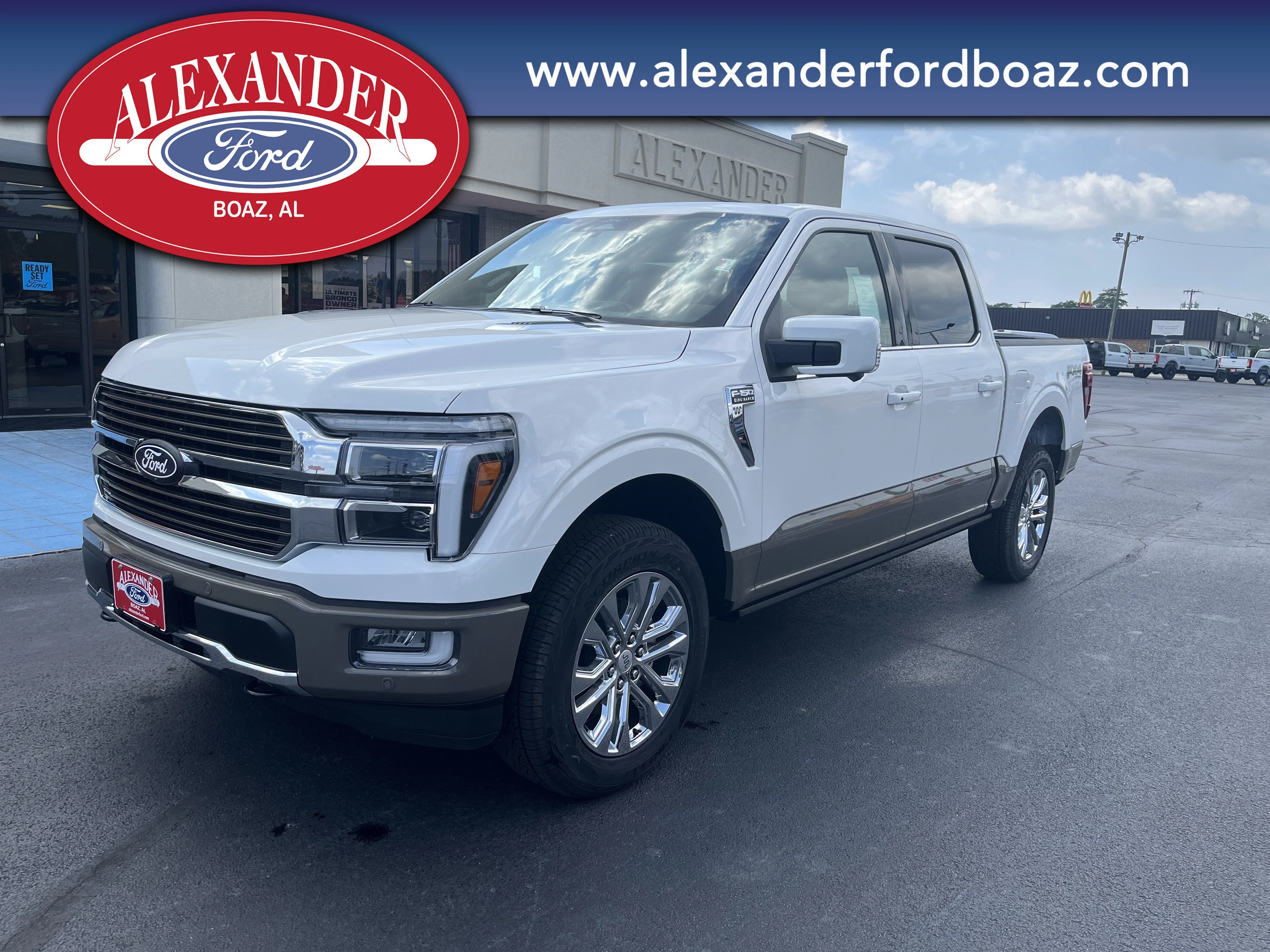 New 2026 Star White Metallic Tri-Coat Ford King Ranch® image 1