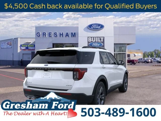 New 2026 Star White Metallic Tri-Coat Ford Active image 9