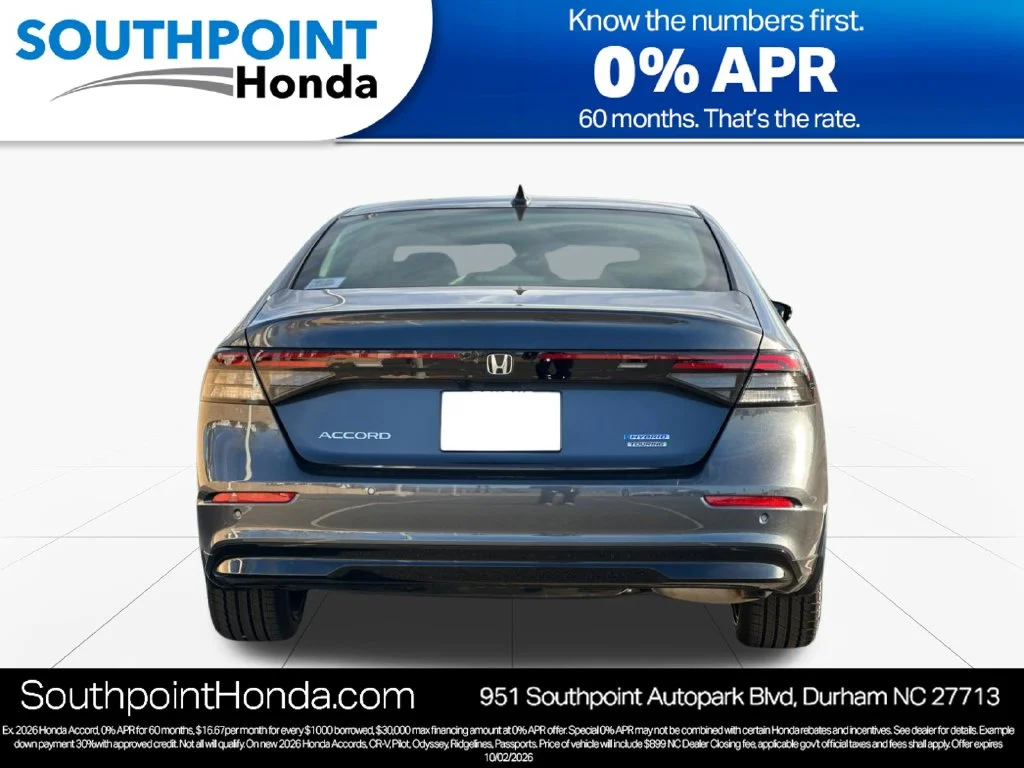 New 2026 Meteorite Gray Metallic Honda Touring image 5