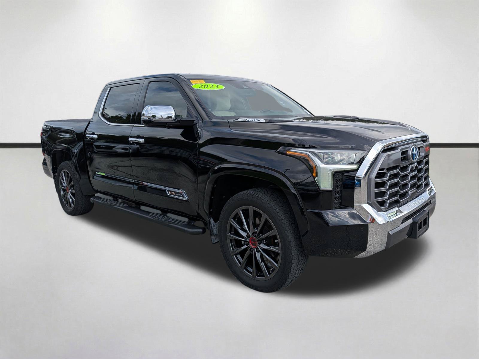 Used 2023 Midnight Black Metallic Toyota 1794 Edition Hybrid image 1
