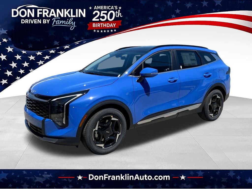 New 2026 Blue Kia EX image 1