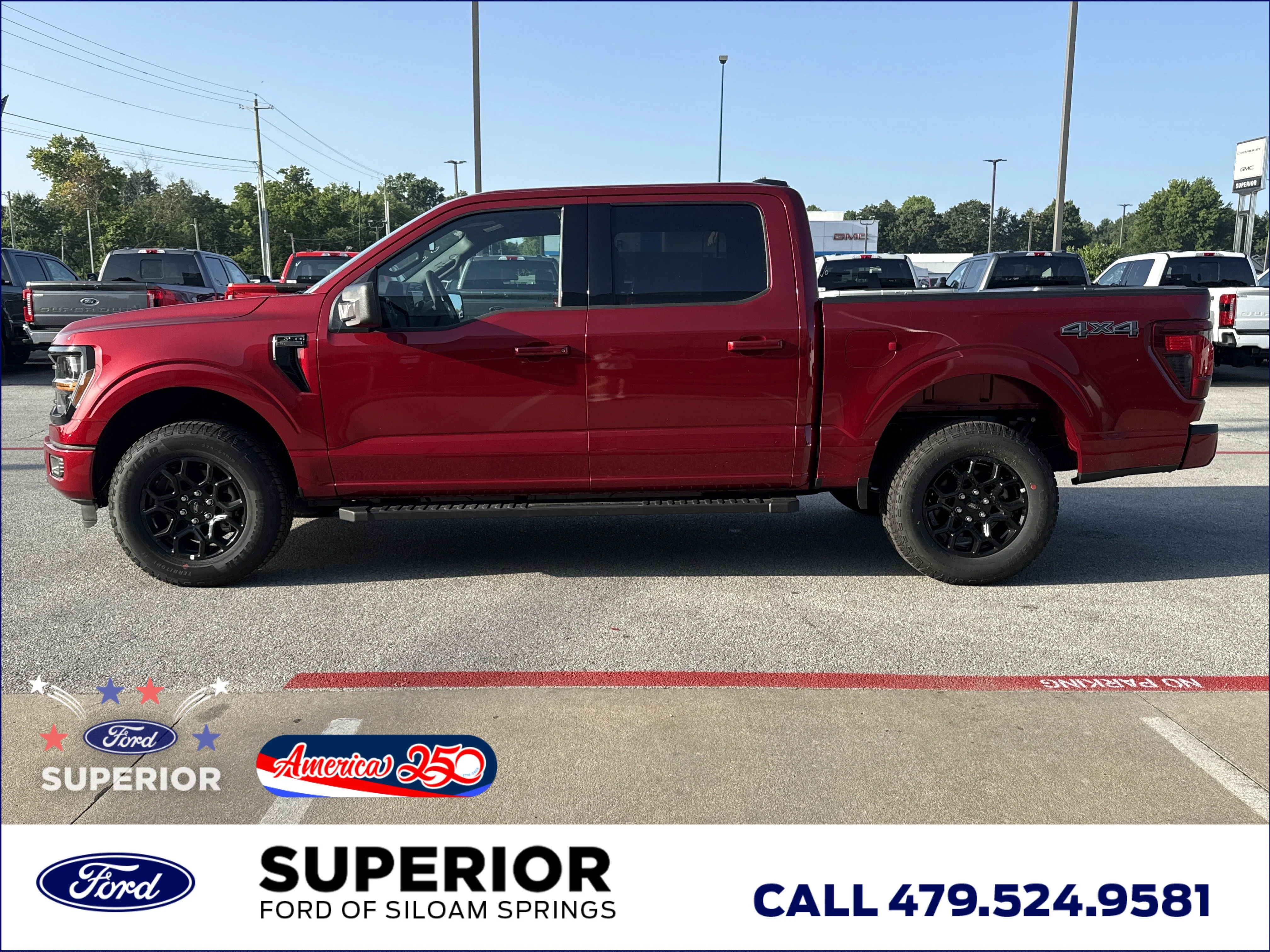 New 2026 Ruby Red Metallic Tinted Clearcoat Ford XLT 4WD image 11