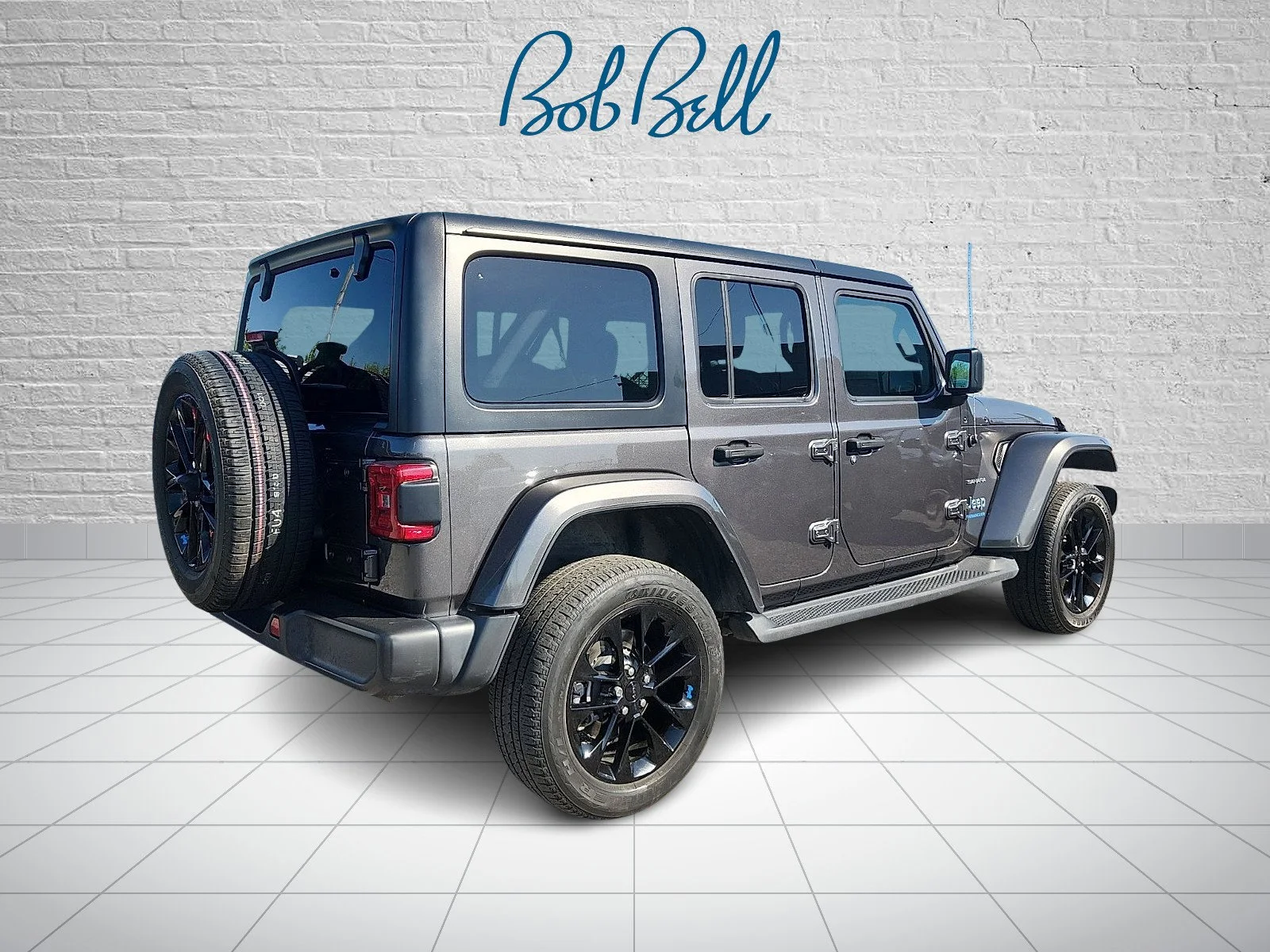 Used 2023 Gray Jeep Sahara 4xe image 6
