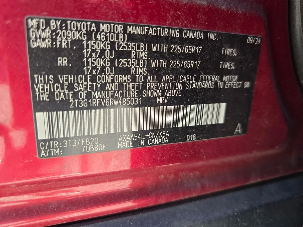 Used 2024 Red Toyota LE image 13