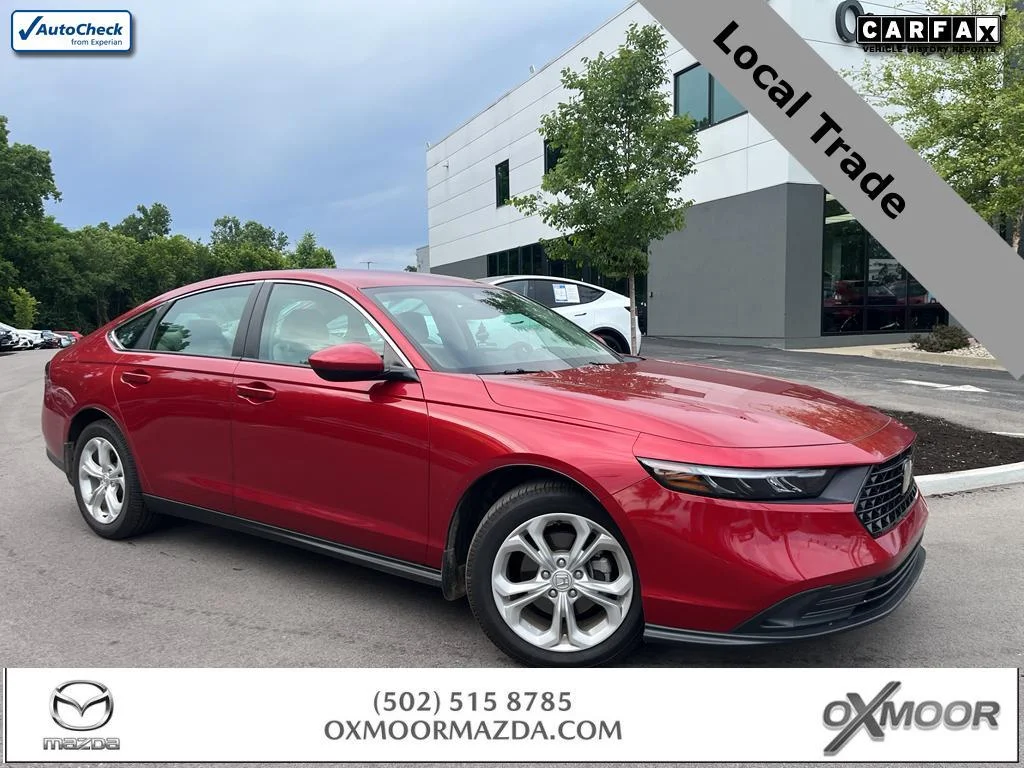 Used 2024 Radiant Red Metallic Honda LX image 1