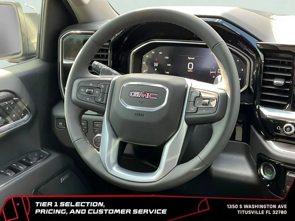 New 2026 Glacier White Tricoat GMC SLT image 39