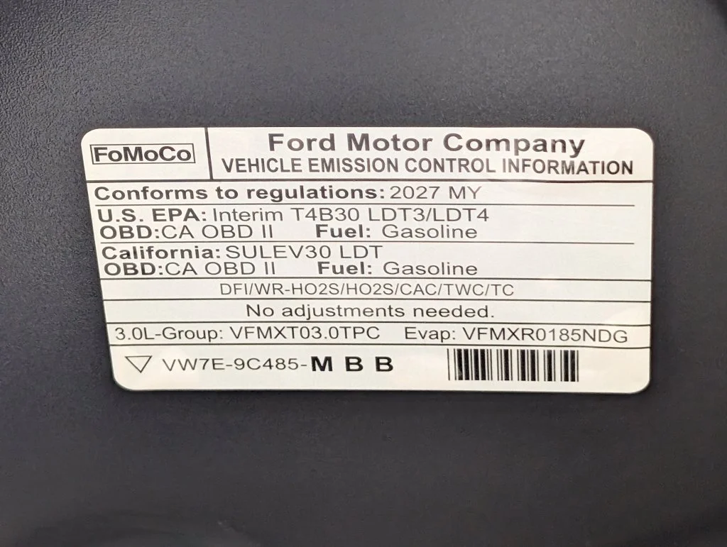 New 2027 Agate Black Metallic Ford ST image 28