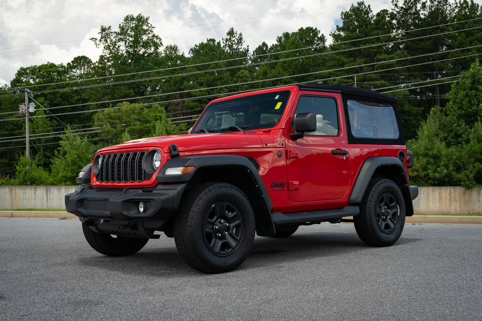 Used 2024 Red Clearcoat Jeep Sport image 3