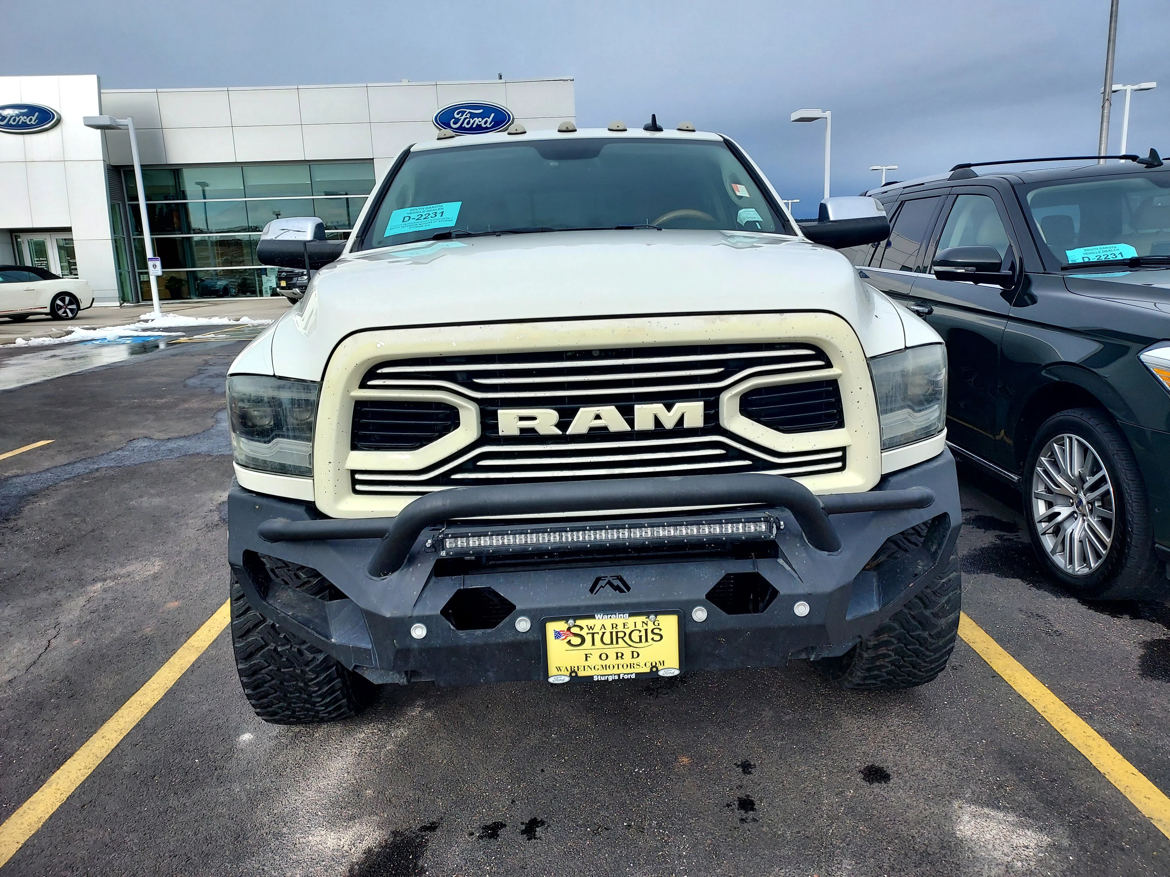 Used 2018 Pearl White Ram Longhorn image 11
