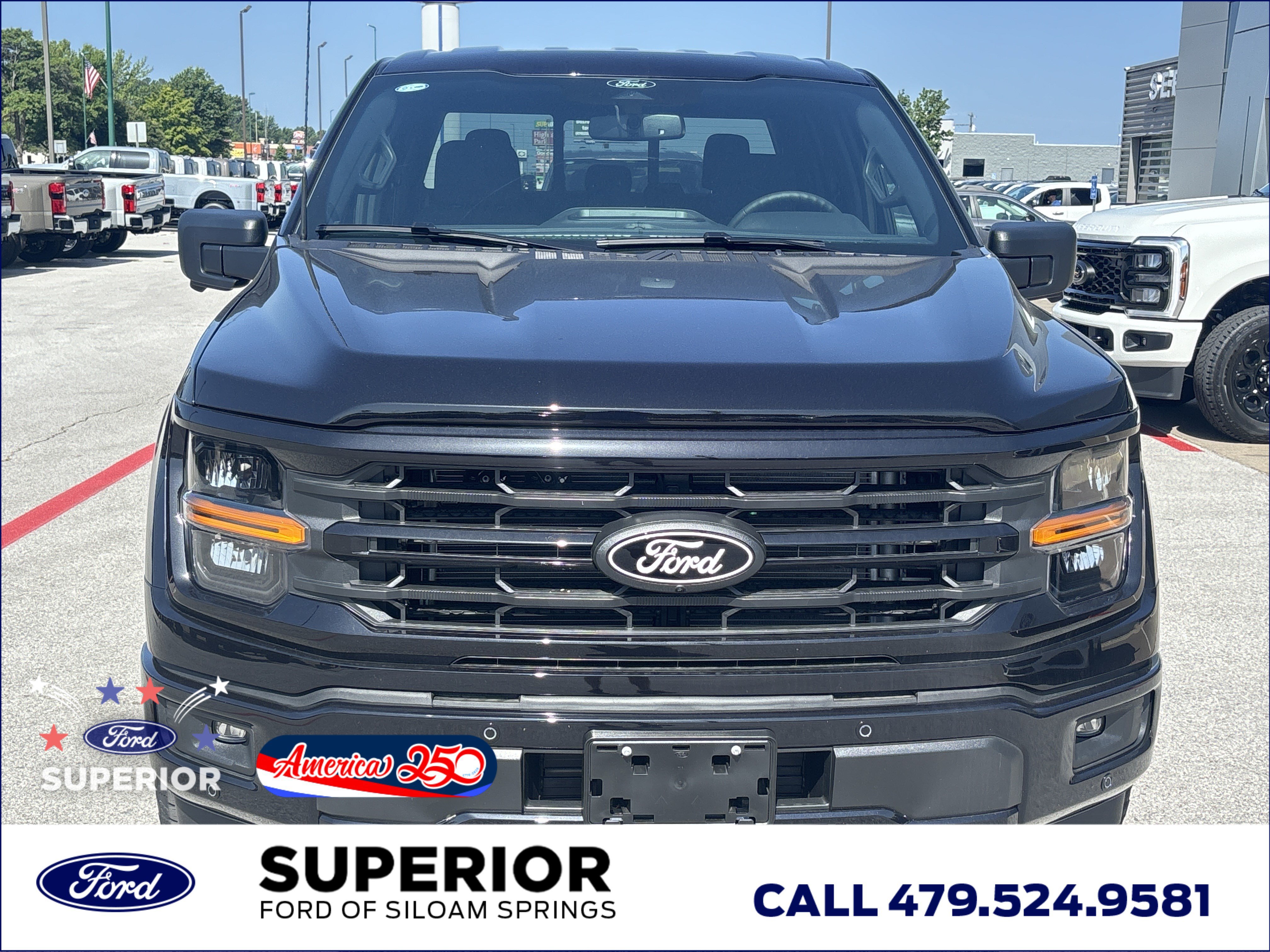 New 2026 Agate Black Metallic Ford XLT 4WD image 8