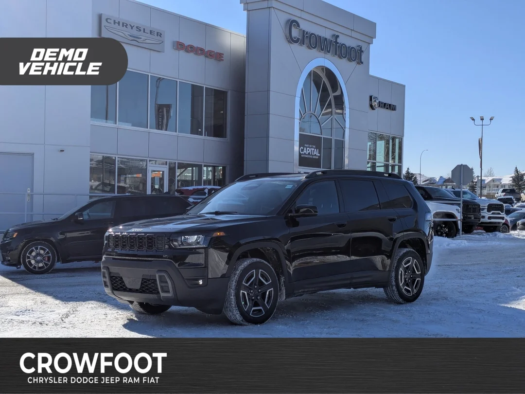 New 2026 Black Jeep Limited - - 4x4 - 1.6L Turbo Hybrid - Power Liftgate - Wireless Charging & More! image 1