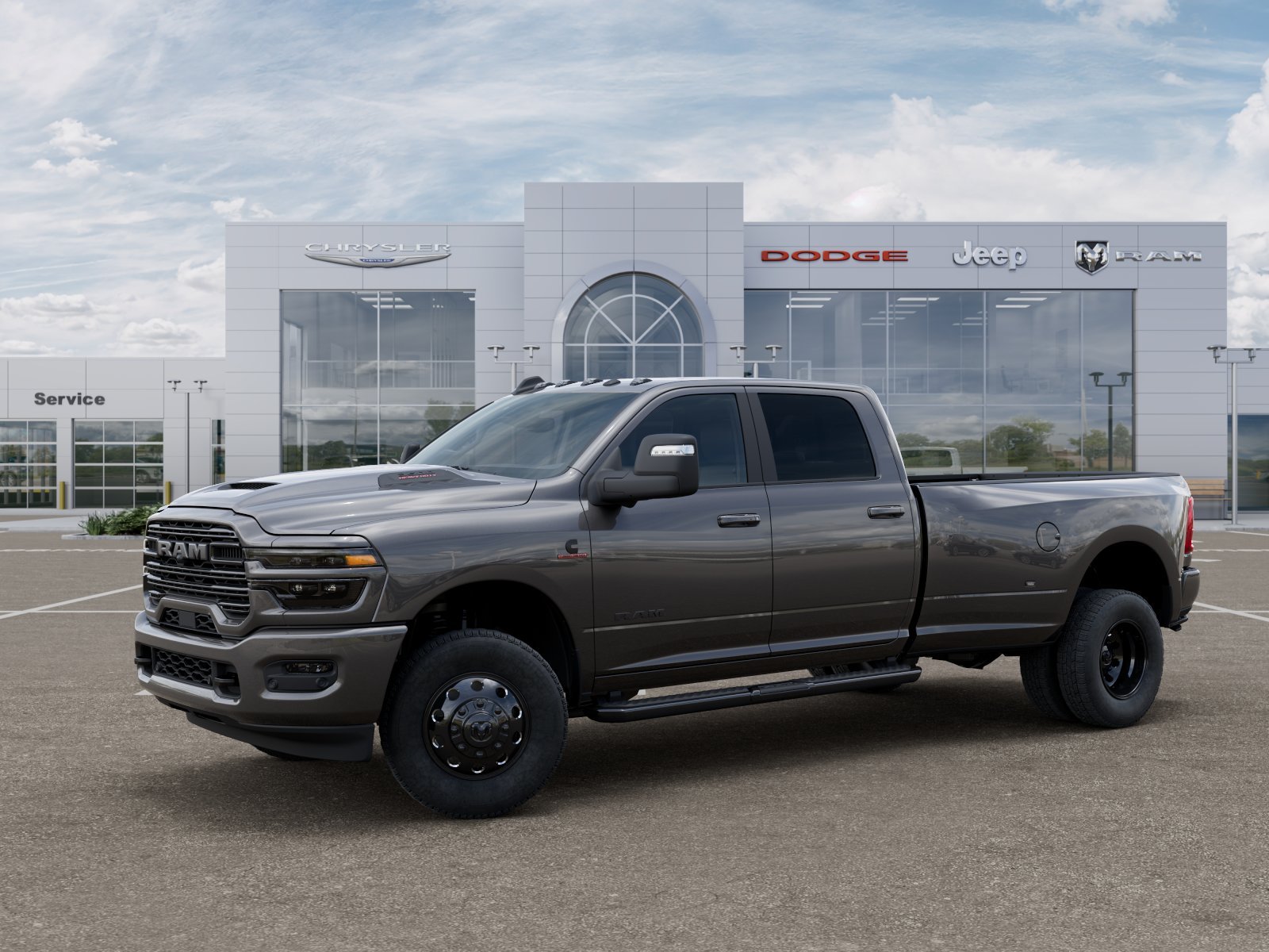 New 2026 Granite Crystal Metallic Clear-Coat Exterior Paint RAM Laramie image 28