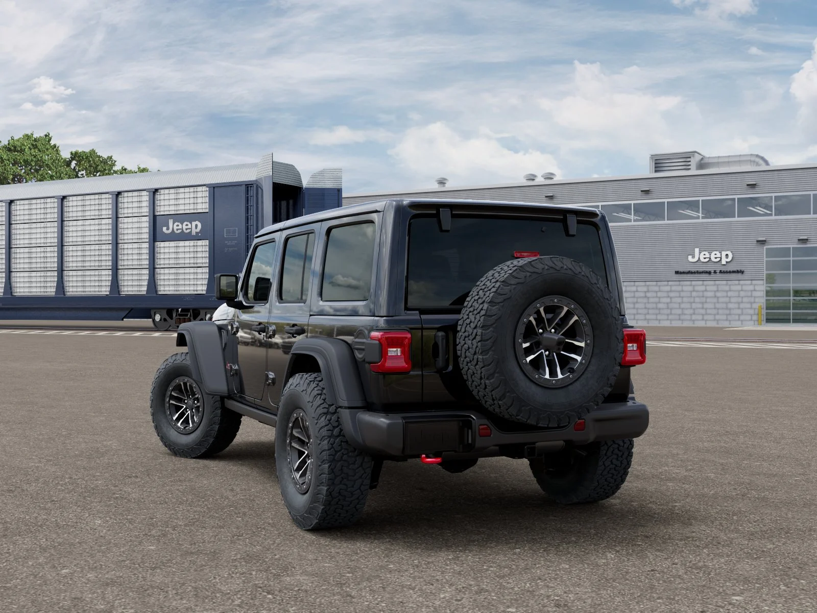 New 2026 Black Clear-Coat Exterior Paint Jeep Rubicon image 31