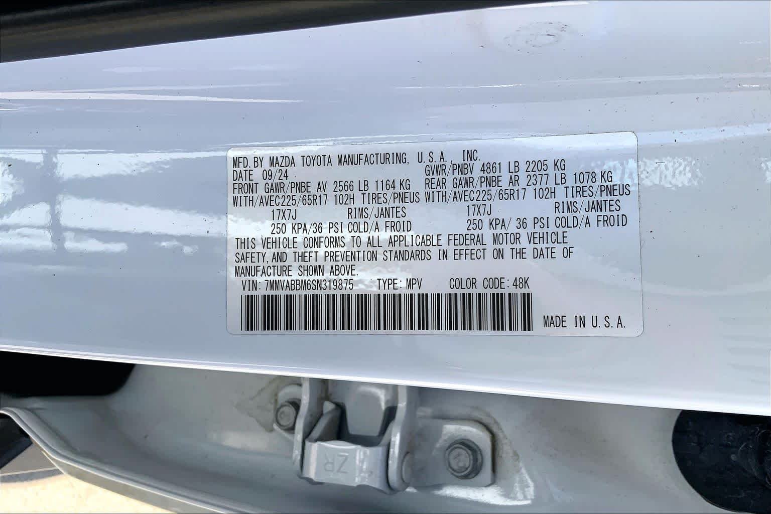 Used 2025 Wind Chill Pearl Mazda 2.5 S Preferred Package image 33