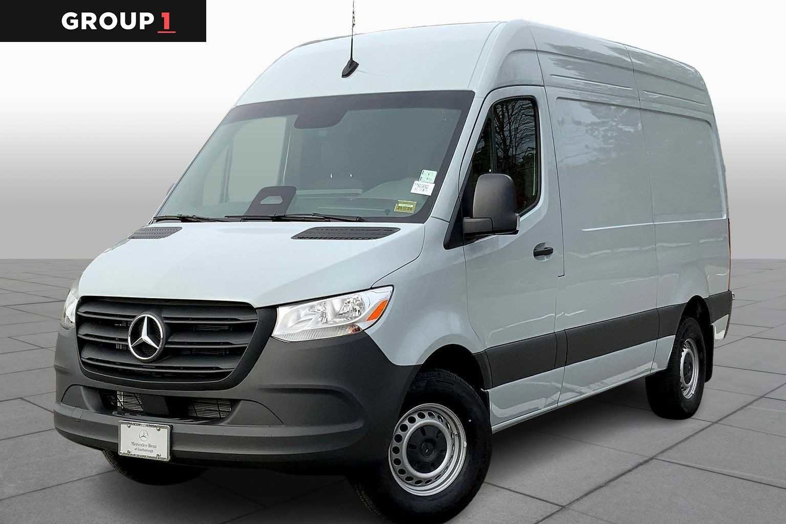 Silver Gray 2026 Mercedes-Benz Sprinter Cargo 2500 144 RWD Van Rear-Wheel Drive