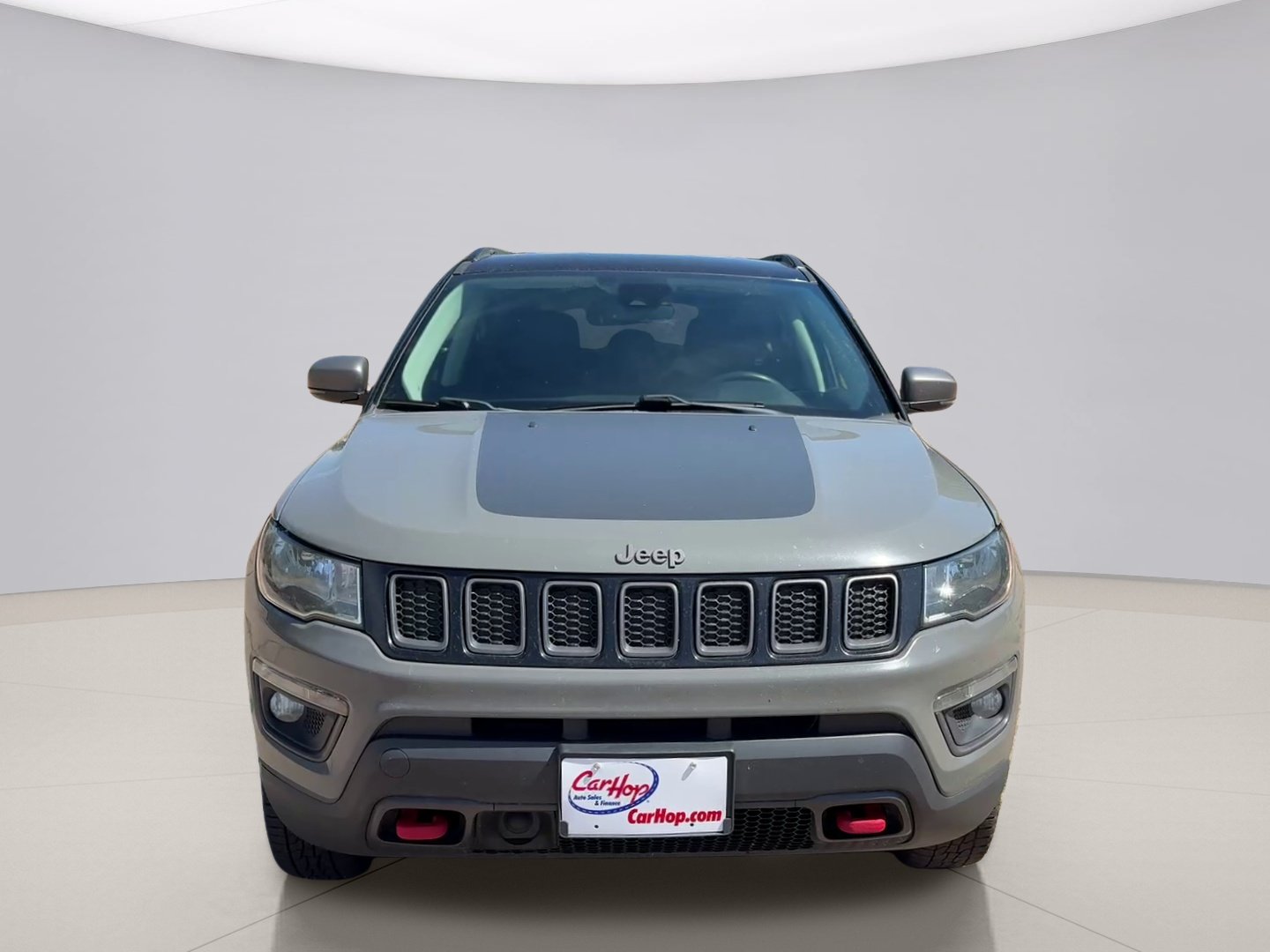 Used 2021 Gray Jeep TRAILHAWK image 8