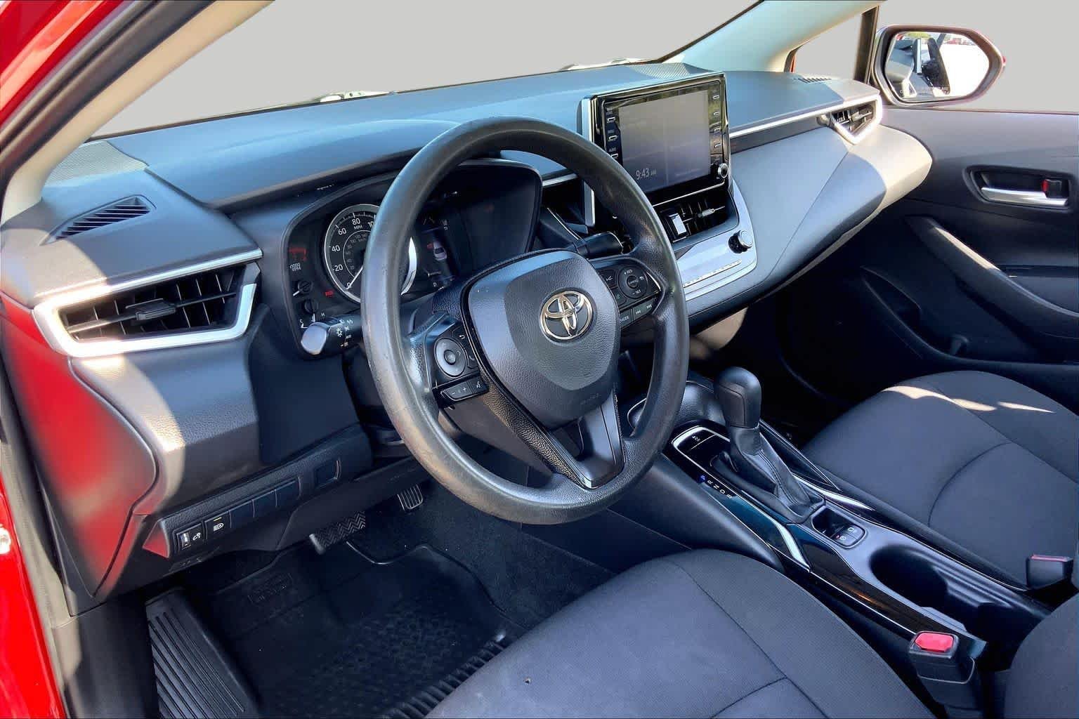 Used 2020 Barcelona Red Metallic Toyota LE image 17
