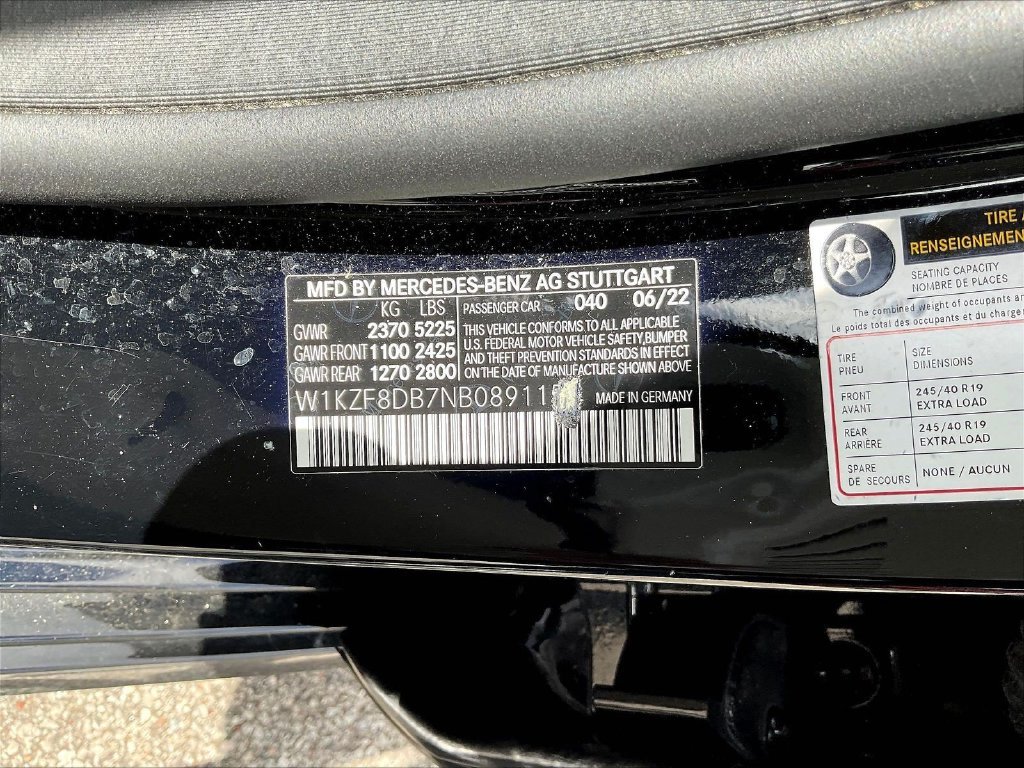 Certified Used 2022 Black Mercedes-Benz E 350 image 6