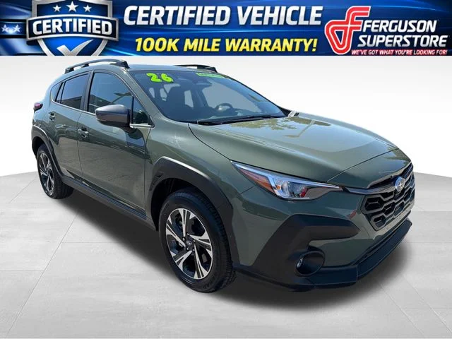 Certified Used 2026 Green Subaru Premium image 1