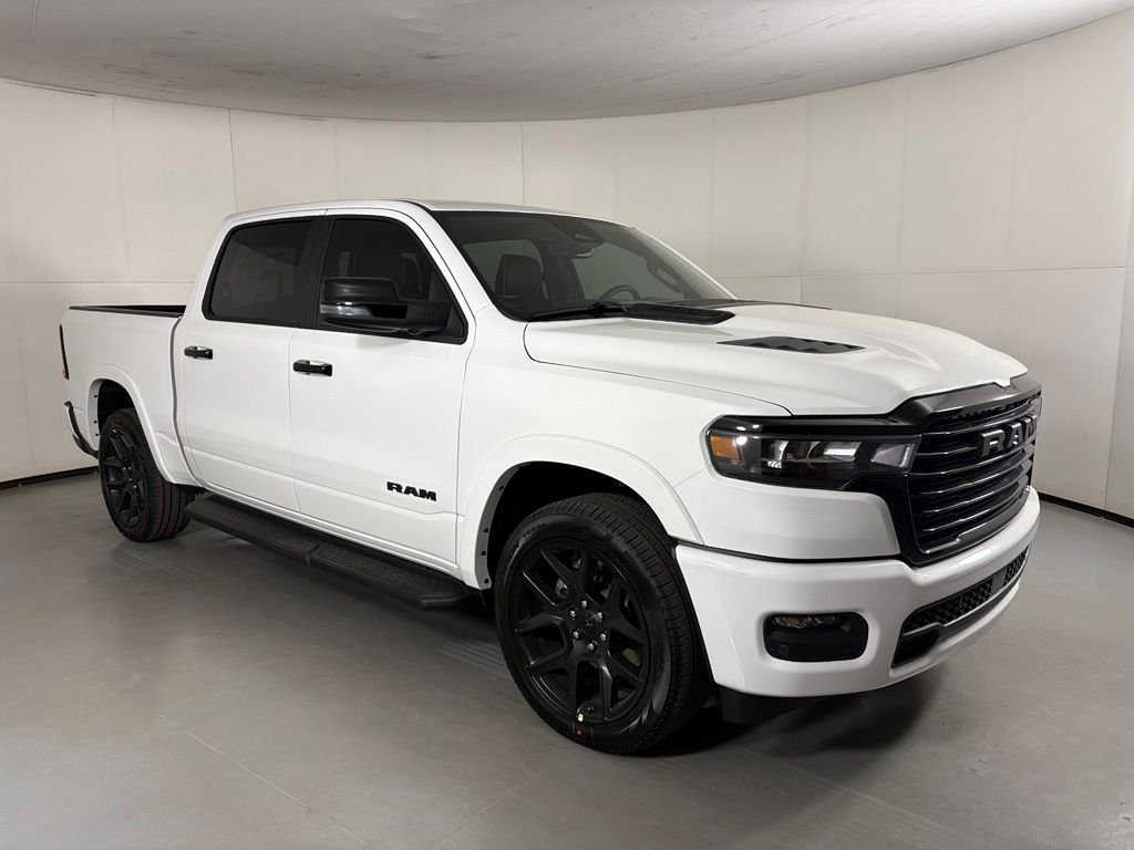 New 2026 Bright White Clear-Coat Exterior Paint RAM Laramie image 2